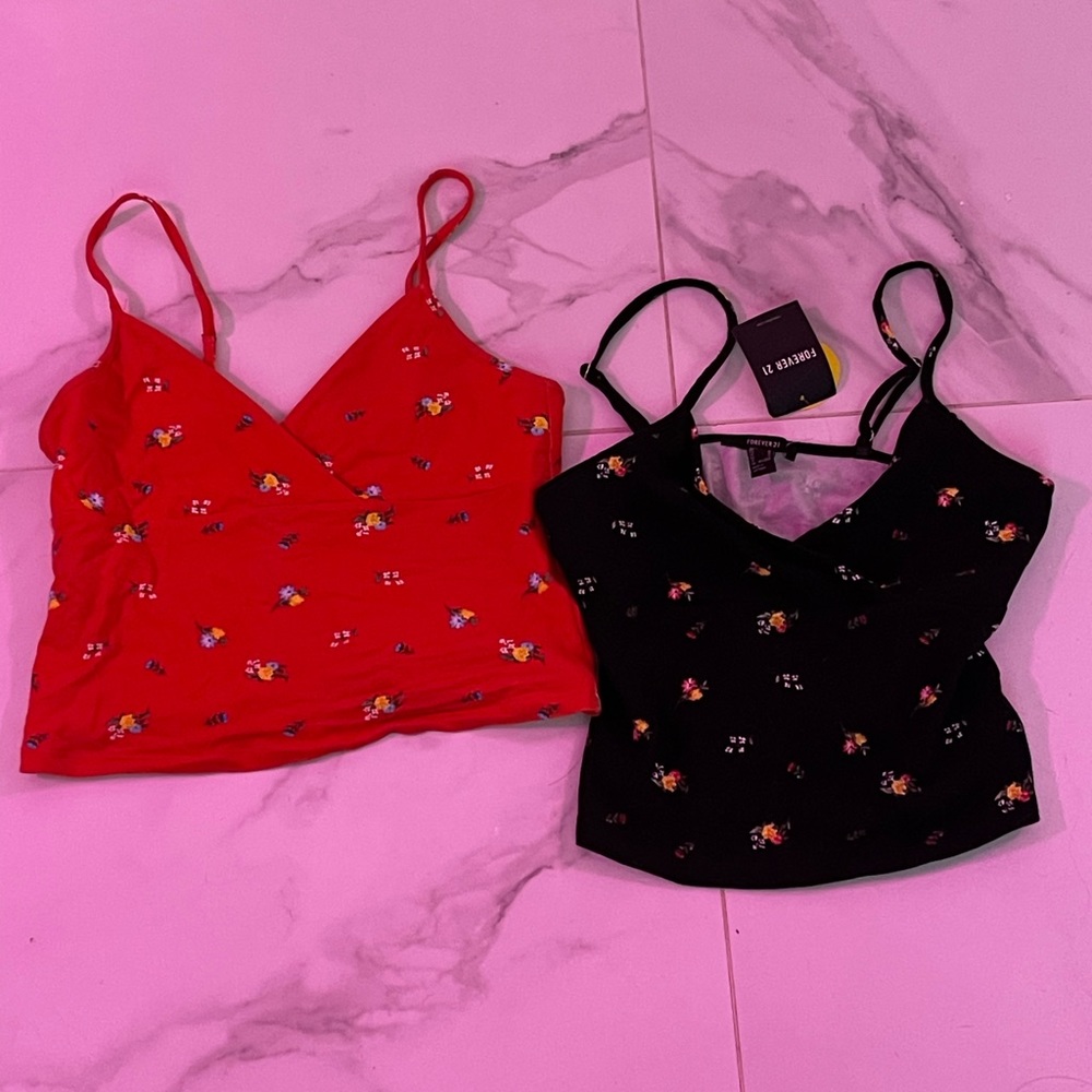 Matching set of tank tops size medium from forever 21